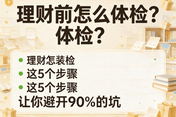 理财前怎么体检？这5个步骤让你避开90%的坑！