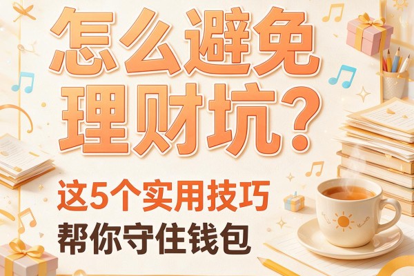 怎么避免理财坑？这5个实用技巧帮你守住钱包
