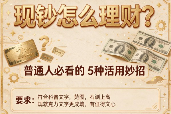 现钞怎么理财？普通人必看的5种活用妙招