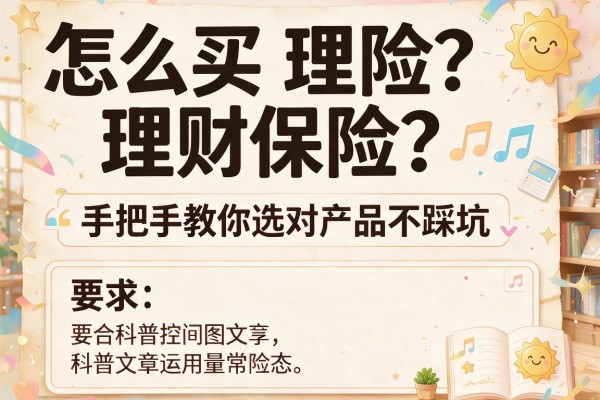 怎么买理财保险？手把手教你选对产品不踩坑