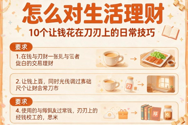 怎么对生活理财：10个让钱花在刀刃上的日常技巧