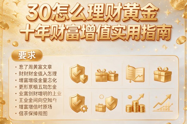 30怎么理财黄金十年财富增值实用指南