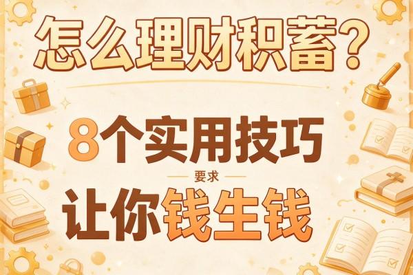怎么理财积蓄？这8个实用技巧让你钱生钱