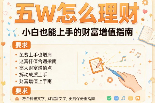 五W怎么理财：小白也能上手的财富增值指南