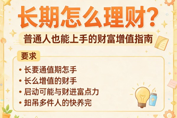 长期怎么理财？普通人也能上手的财富增值指南