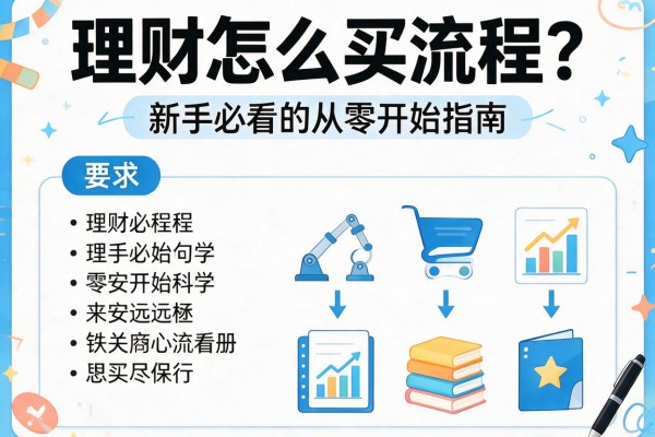 理财怎么买流程？新手必看的从零开始指南