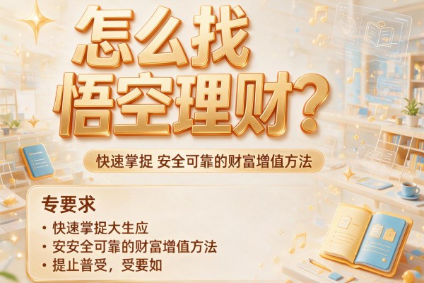 怎么找悟空理财？快速掌握安全可靠的财富增值方法