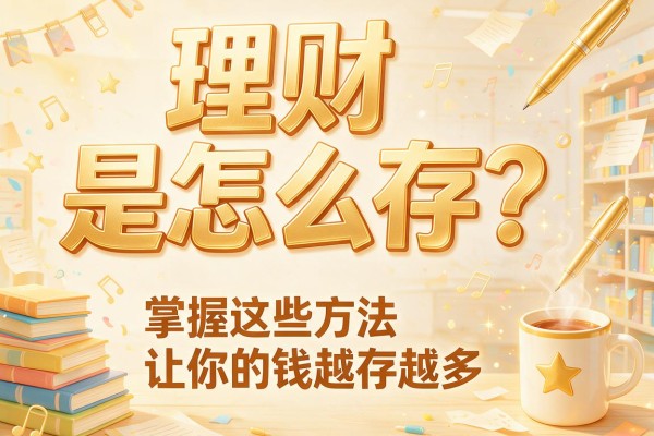 理财是怎么存？掌握这些方法让你的钱越存越多