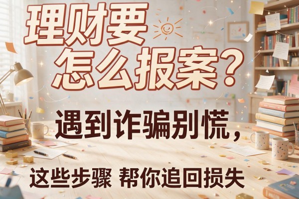 理财要怎么报案？遇到诈骗别慌，这些步骤帮你追回损失！