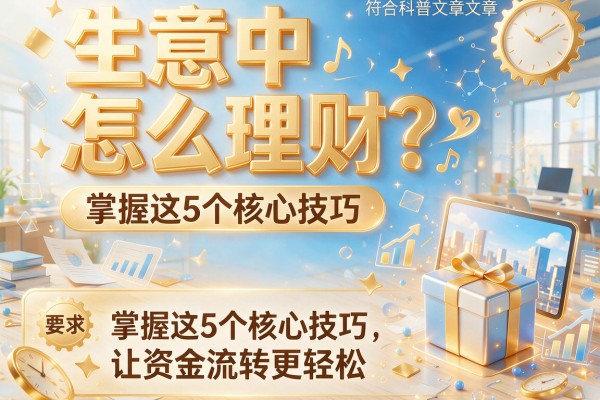 生意中怎么理财？掌握这5个核心技巧，让资金流转更轻松