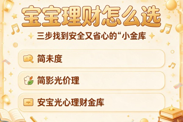 宝宝理财怎么选：三步找到安全又省心的“小金库”