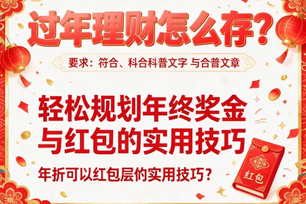 过年理财怎么存？轻松规划年终奖金与红包的实用技巧