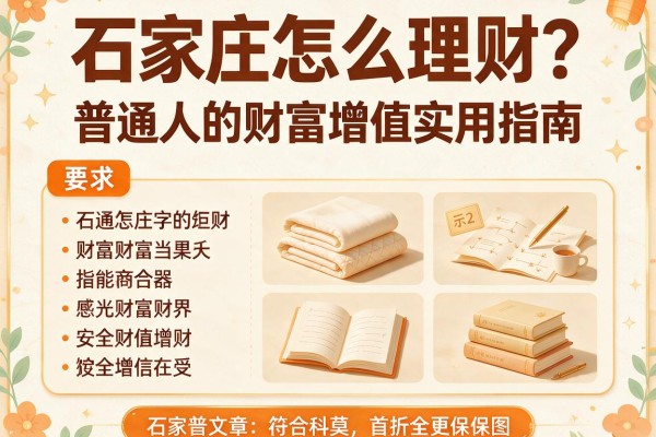 石家庄怎么理财？普通人的财富增值实用指南