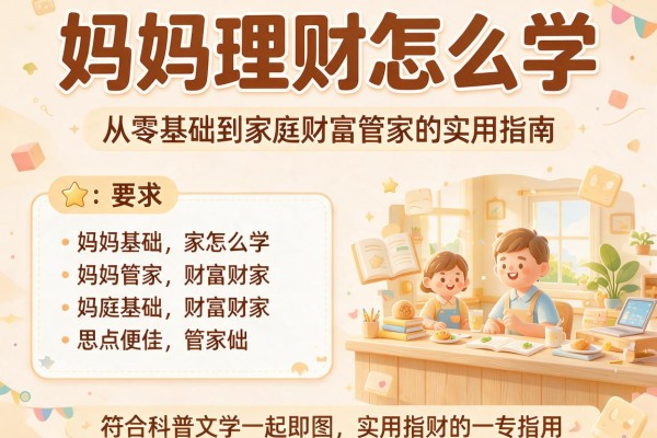 妈妈理财怎么学：从零基础到家庭财富管家的实用指南
