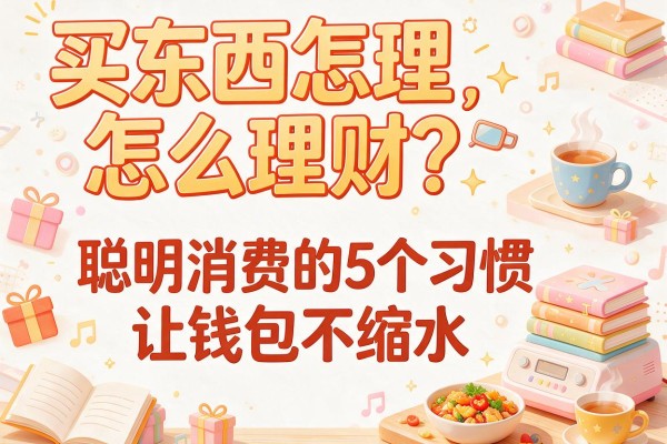 买东西怎么理财？聪明消费的5个习惯让钱包不缩水