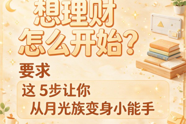 想理财怎么开始？这5步让你从月光族变身小能手