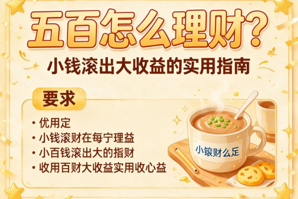 五百怎么理财？小钱滚出大收益的实用指南