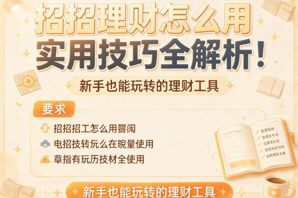 招招理财怎么用实用技巧全解析：新手也能玩转的理财工具
