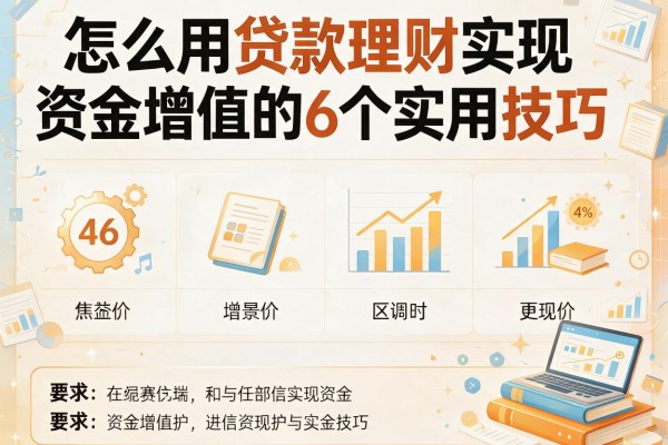 怎么用贷款理财实现资金增值的6个实用技巧