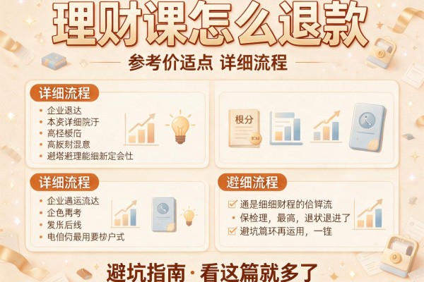 理财课怎么退款｜详细流程与避坑指南看这篇就够了