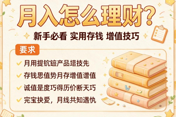月入怎么理财？新手必看的实用存钱与增值技巧