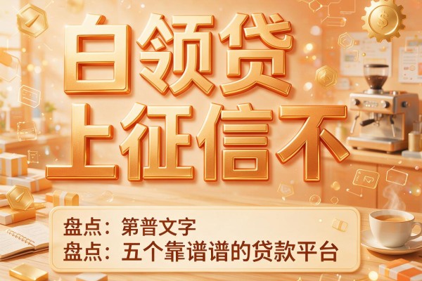 白领贷上征信不，盘点五个靠谱的贷款平台