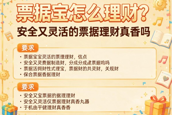 票据宝怎么理财？安全又灵活的票据理财真香吗