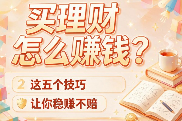 买理财怎么赚钱？这五个技巧让你稳赚不赔