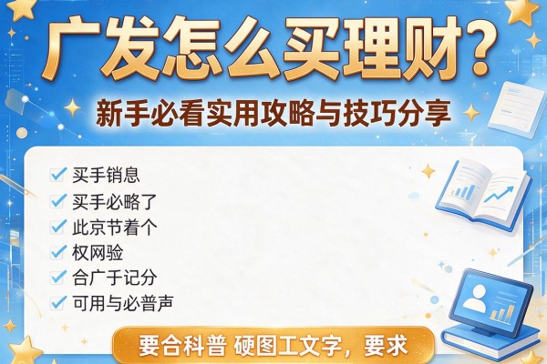 广发怎么买理财？新手必看的实用攻略与技巧分享