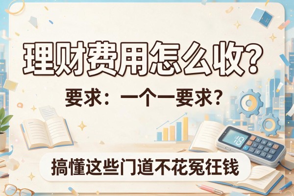 理财费用怎么收？搞懂这些门道不花冤枉钱