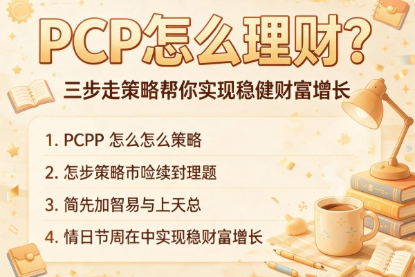 PCP怎么理财？三步走策略帮你实现稳健财富增长