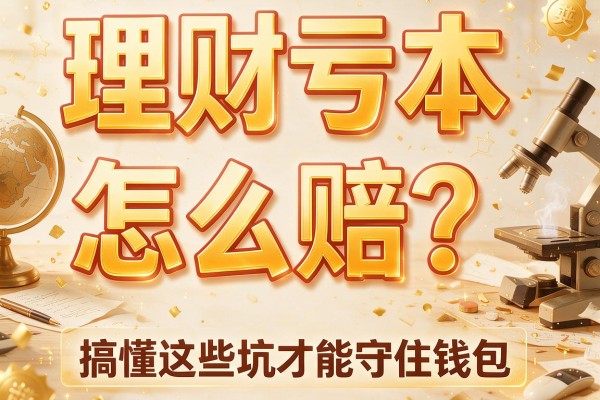 理财亏本怎么赔？搞懂这些坑才能守住钱包
