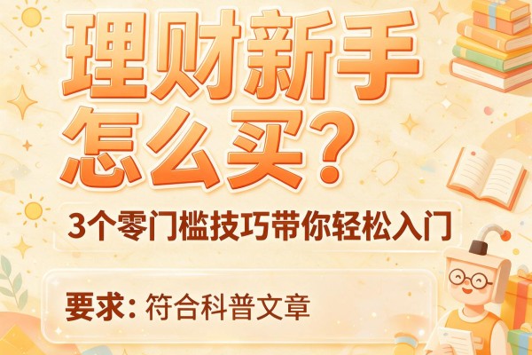 理财新手怎么买？3个零门槛技巧带你轻松入门
