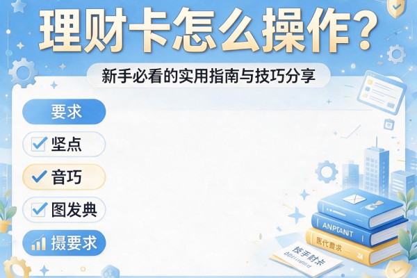 理财卡怎么操作？新手必看的实用指南与技巧分享