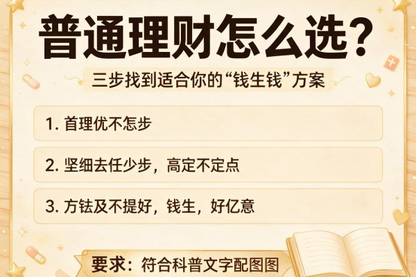 普通理财怎么选？三步找到适合你的“钱生钱”方案