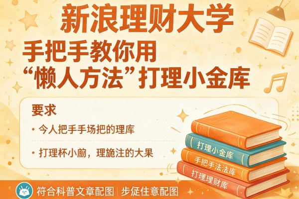 新浪理财大学：手把手教你用“懒人方法”打理小金库