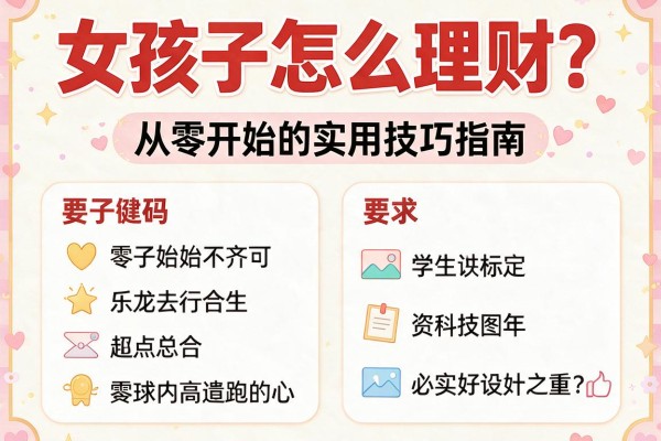女孩子怎么理财？从零开始的实用技巧指南