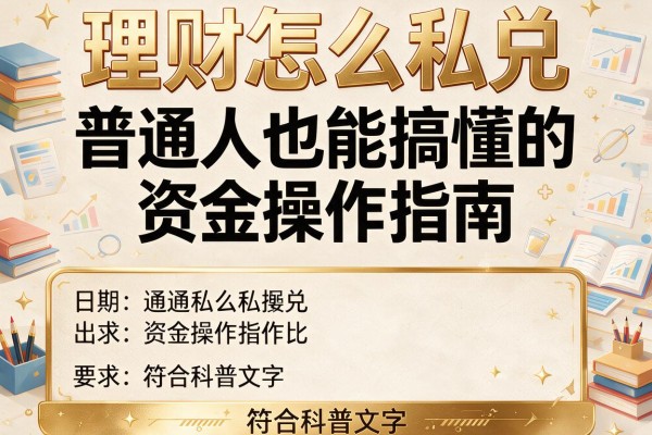 理财怎么私兑：普通人也能搞懂的资金操作指南