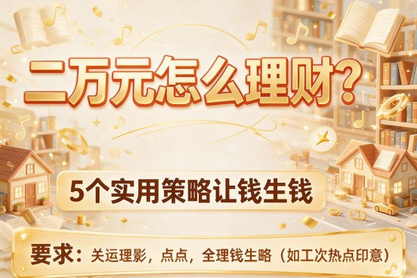 二万元怎么理财？5个实用策略让钱生钱