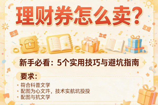 理财券怎么卖？新手必看的5个实用技巧与避坑指南