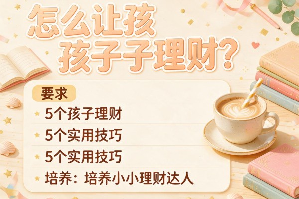 怎么让孩子理财？5个实用技巧培养小小理财达人