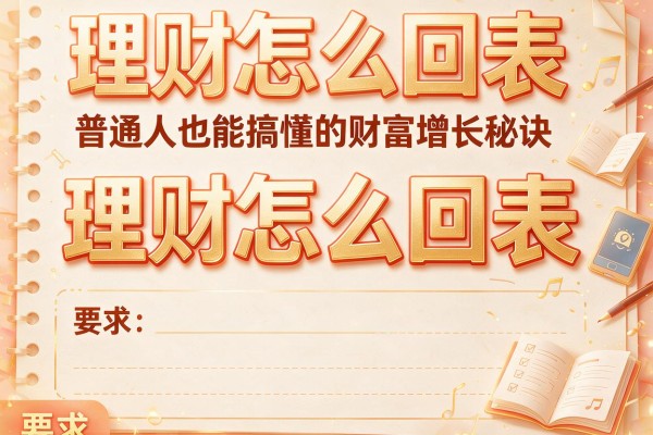 理财怎么回表：普通人也能搞懂的财富增长秘诀