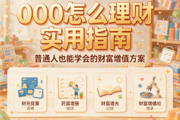 000怎么理财实用指南：普通人也能学会的财富增值方案