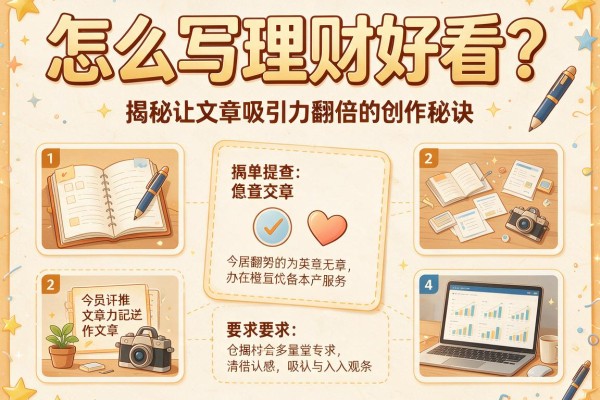 怎么写理财好看？揭秘让文章吸引力翻倍的创作秘诀