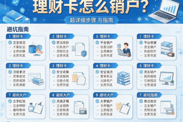 理财卡怎么销户？超详细步骤与避坑指南