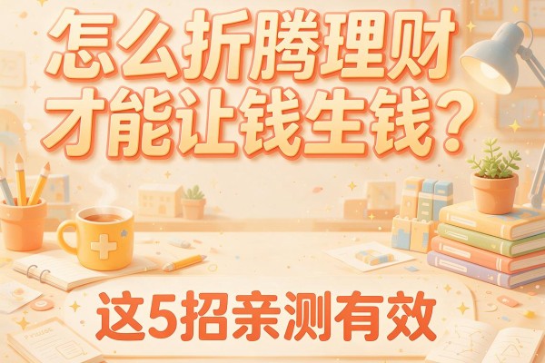 怎么折腾理财才能让钱生钱？这5招亲测有效！