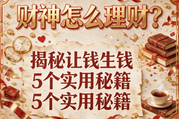 财神怎么理财？揭秘让钱生钱的5个实用秘籍