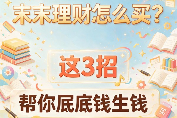 月末理财怎么买？这3招帮你月底钱生钱！