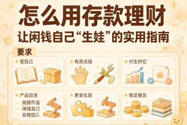 怎么用存款理财：让闲钱自己“生娃”的实用指南