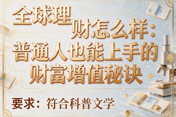 全球理财怎么样：普通人也能上手的财富增值秘诀